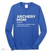 Funny Archery Mom Definition Gift Long Sleeve Shirt thumb 0