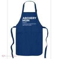 Funny Archery Mom Definition Gift Apron thumb 0