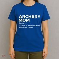 Funny Archery Mom Definition Gift T-Shirt thumb 4
