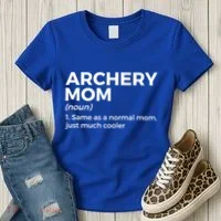 Funny Archery Mom Definition Gift Women's T-Shirt thumb 3