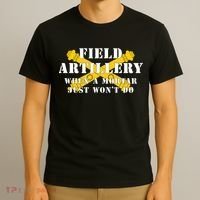 Field Artillery Mortar Won't Do United States Army Veteran T-Shirt thumb 3