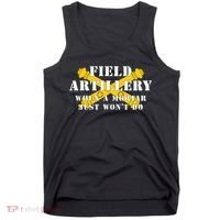 Field Artillery Mortar Won't Do United States Army Veteran Tank Top thumb 0
