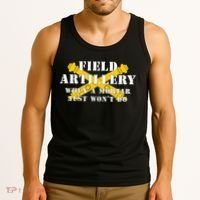 Field Artillery Mortar Won't Do United States Army Veteran Tank Top thumb 3