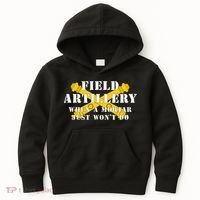 Field Artillery Mortar Won't Do United States Army Veteran Kids Hoodie thumb 0