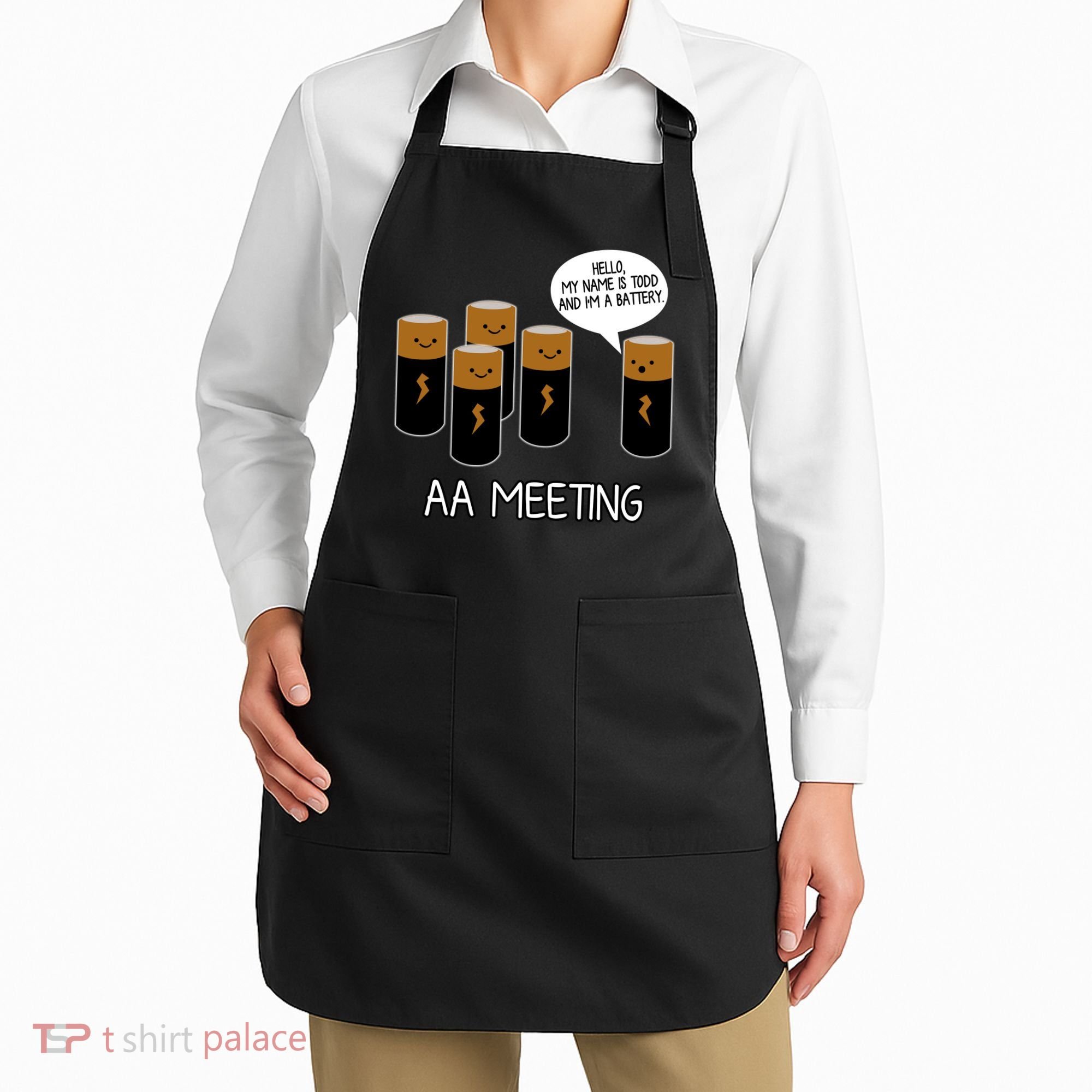 Funny Aa Meeting. Hi! My Name Is Todd And IM A Battery Apron