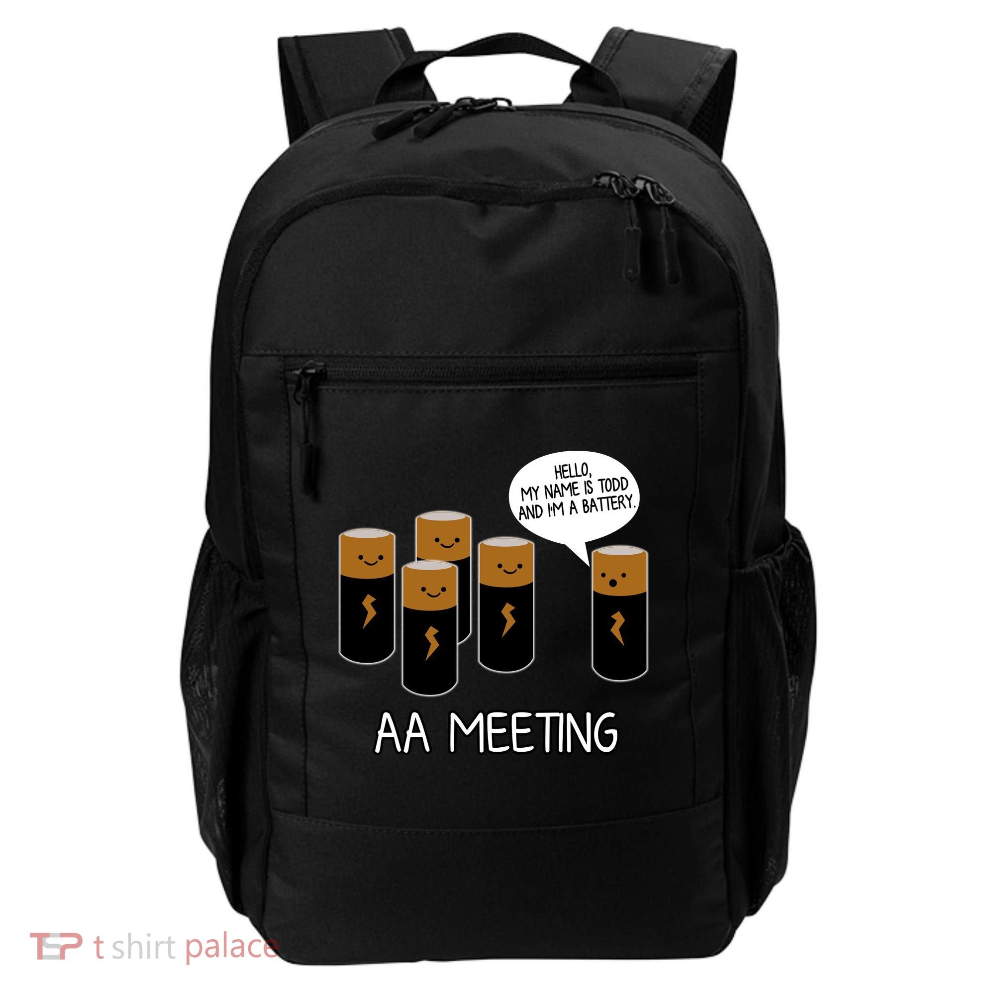 Funny Aa Meeting. Hi! My Name Is Todd And IM A Battery Backpack