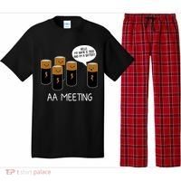 Funny Aa Meeting. Hi! My Name Is Todd And IM A Battery Pajama Set thumb 0