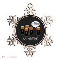 Funny Aa Meeting. Hi! My Name Is Todd And IM A Battery Ornament thumb 0