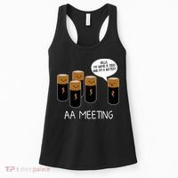 Funny Aa Meeting. Hi! My Name Is Todd And IM A Battery Women's Tank Top thumb 0