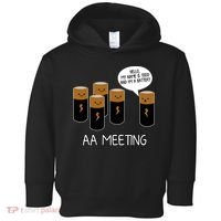 Funny Aa Meeting. Hi! My Name Is Todd And IM A Battery Toddler Hoodie thumb 0