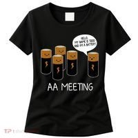 Funny Aa Meeting. Hi! My Name Is Todd And IM A Battery Women's T-Shirt thumb 0
