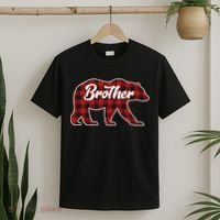 Family Christmas Matching Plaid Brother Bear T-Shirt thumb 2