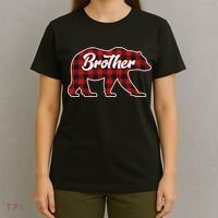 Family Christmas Matching Plaid Brother Bear T-Shirt thumb 4