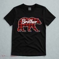 Family Christmas Matching Plaid Brother Bear T-Shirt thumb 5