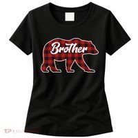 Family Christmas Matching Plaid Brother Bear Women's T-Shirt thumb 0
