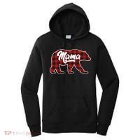Family Christmas Matching Plaid Mama Bear Women's Hoodie thumb 0