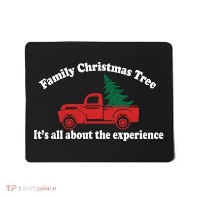 Family Christmas Tree Mousepad