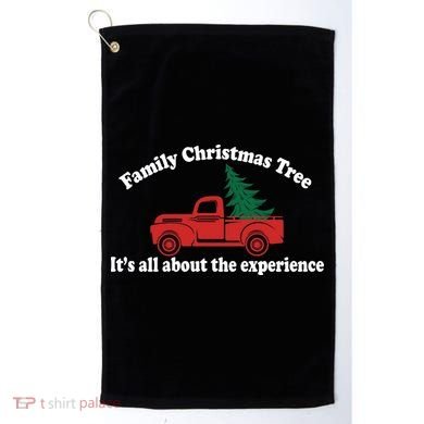 Family Christmas Tree Golf Towel