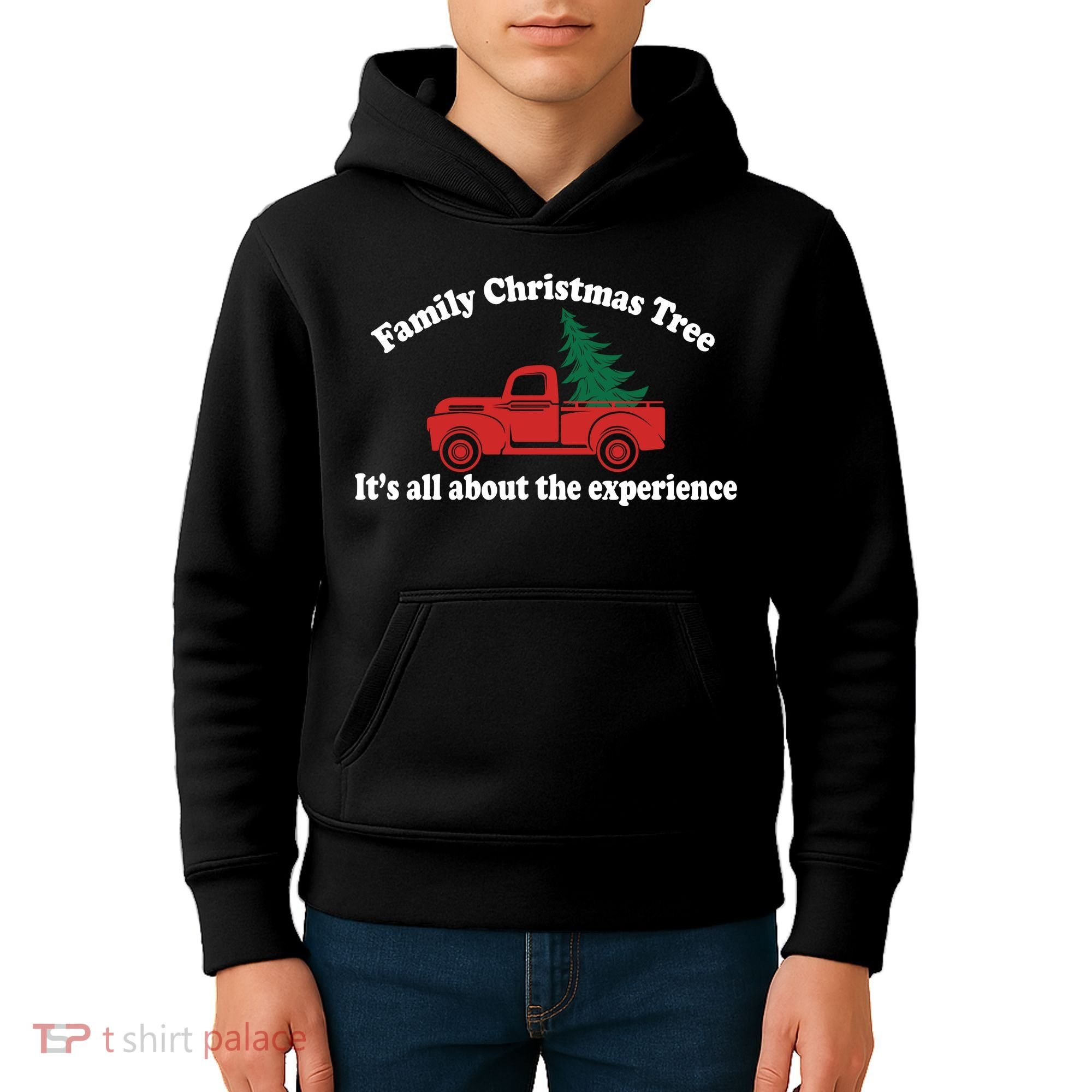 Family Christmas Tree Kids Hoodie