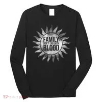 Family Don't End With Blood Long Sleeve Shirt thumb 0
