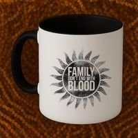 Family Don't End With Blood Coffee Mug thumb 2