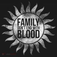 Family Don't End With Blood Baby Bodysuit thumb 2