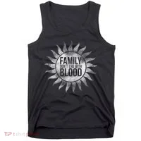Family Don't End With Blood Tank Top thumb 0