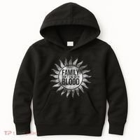 Family Don't End With Blood Kids Hoodie thumb 0