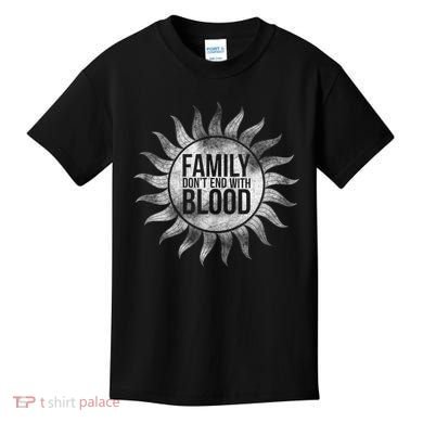 Family Don't End With Blood Kids T-Shirt
