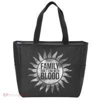 Family Don't End With Blood Tote Bag thumb 0