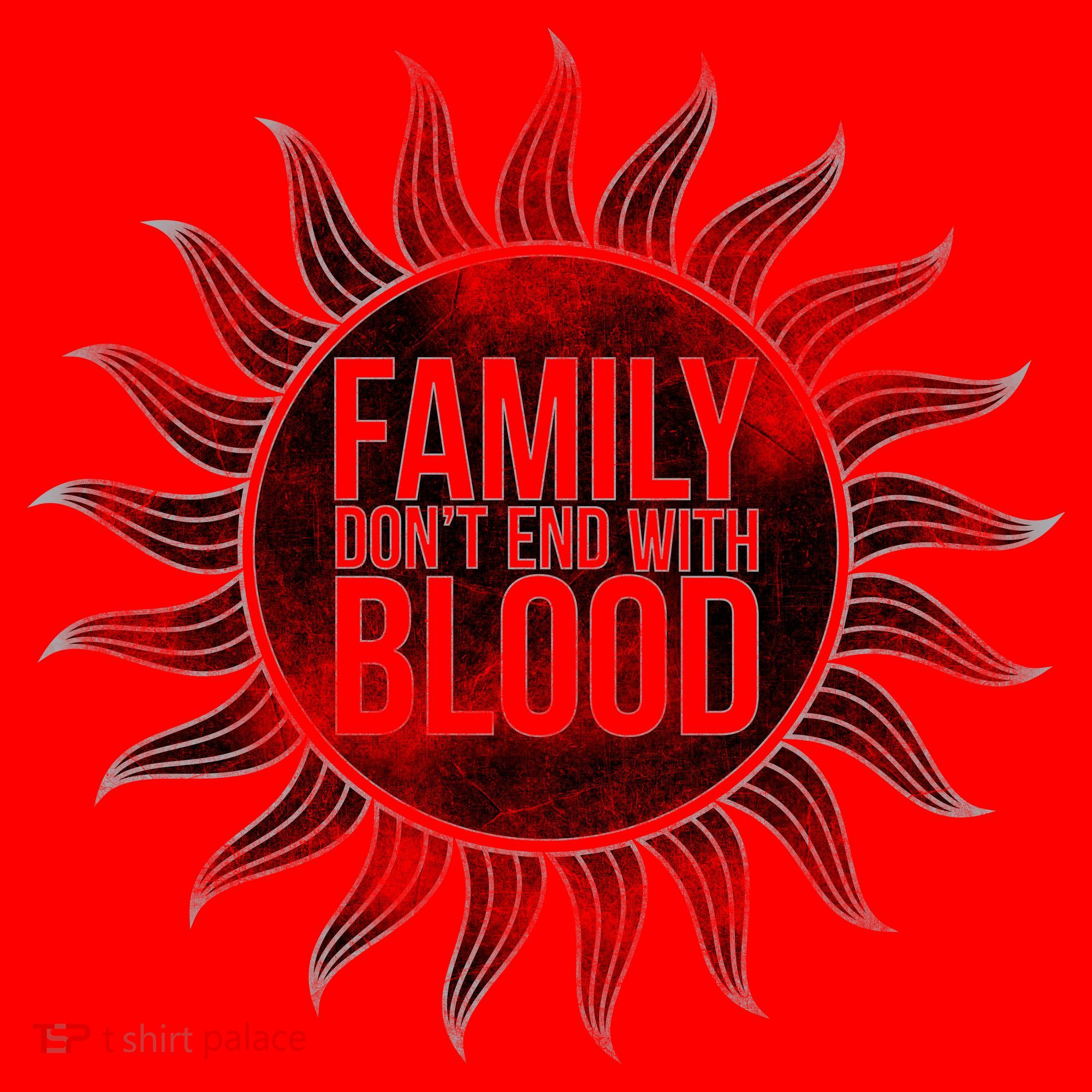 Family Don't End With Blood Santa Hat