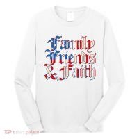 Family Friends & Faith Red White & Blue Long Sleeve Shirt thumb 0