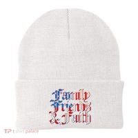 Family Friends & Faith Red White & Blue Beanie thumb 0