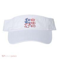 Family Friends & Faith Red White & Blue Visor thumb 0