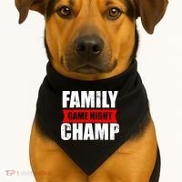 Family Game Night Champ USA-Made Doggie Bandana thumb 1