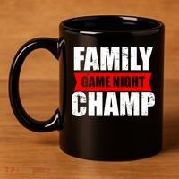 Family Game Night Champ 11oz C Handle Ceramic Mug thumb 4