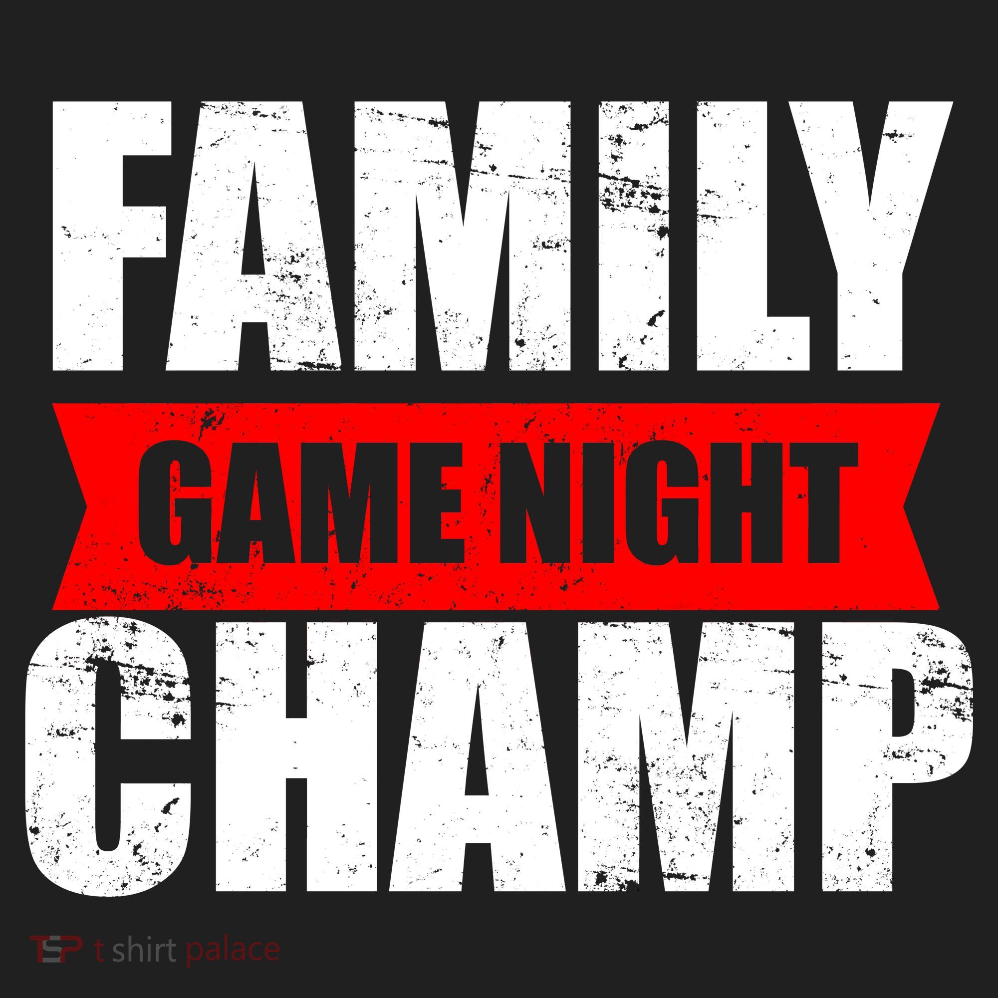 Family Game Night Champ Golf Towel