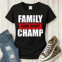 Family Game Night Champ Women's T-Shirt thumb 3
