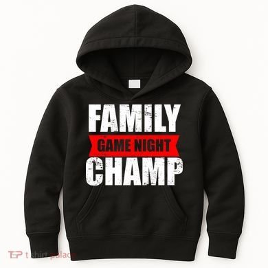 Family Game Night Champ Kids Hoodie