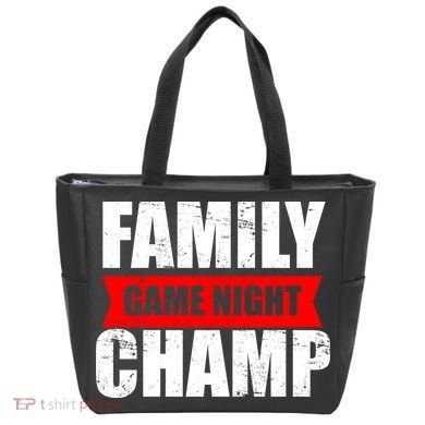 Family Game Night Champ Tote Bag
