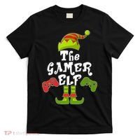 Family Matching Christmas The Gamer Elf T-Shirt thumb 0