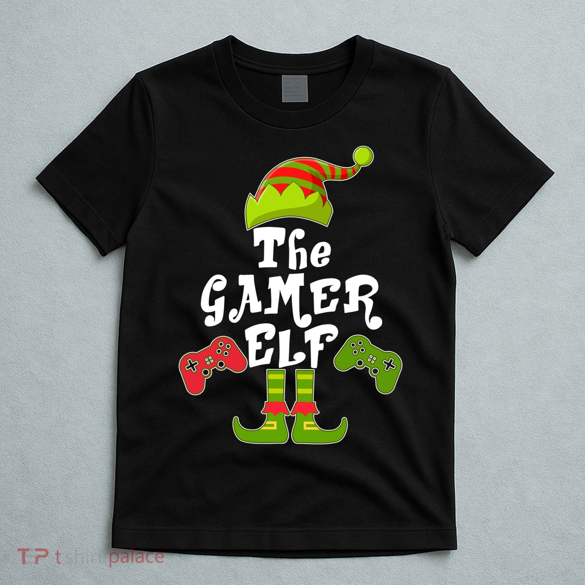 Family Matching Christmas The Gamer Elf T-Shirt