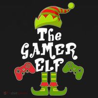Family Matching Christmas The Gamer Elf T-Shirt thumb 7