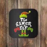 Family Matching Christmas The Gamer Elf Coaster thumb 0