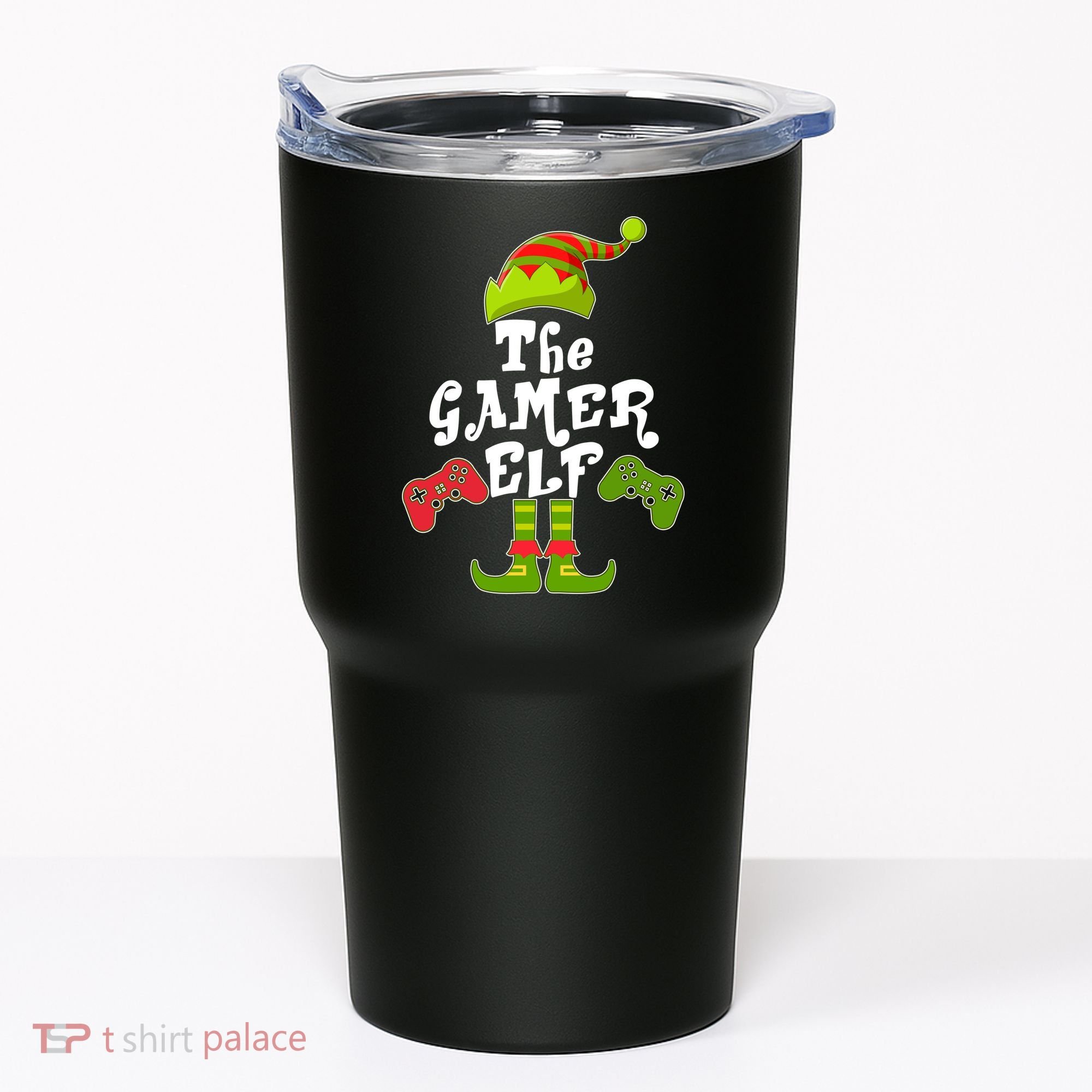 Family Matching Christmas The Gamer Elf Tumbler