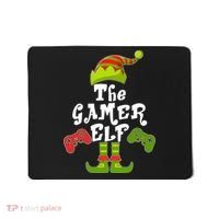 Family Matching Christmas The Gamer Elf Mousepad thumb 0