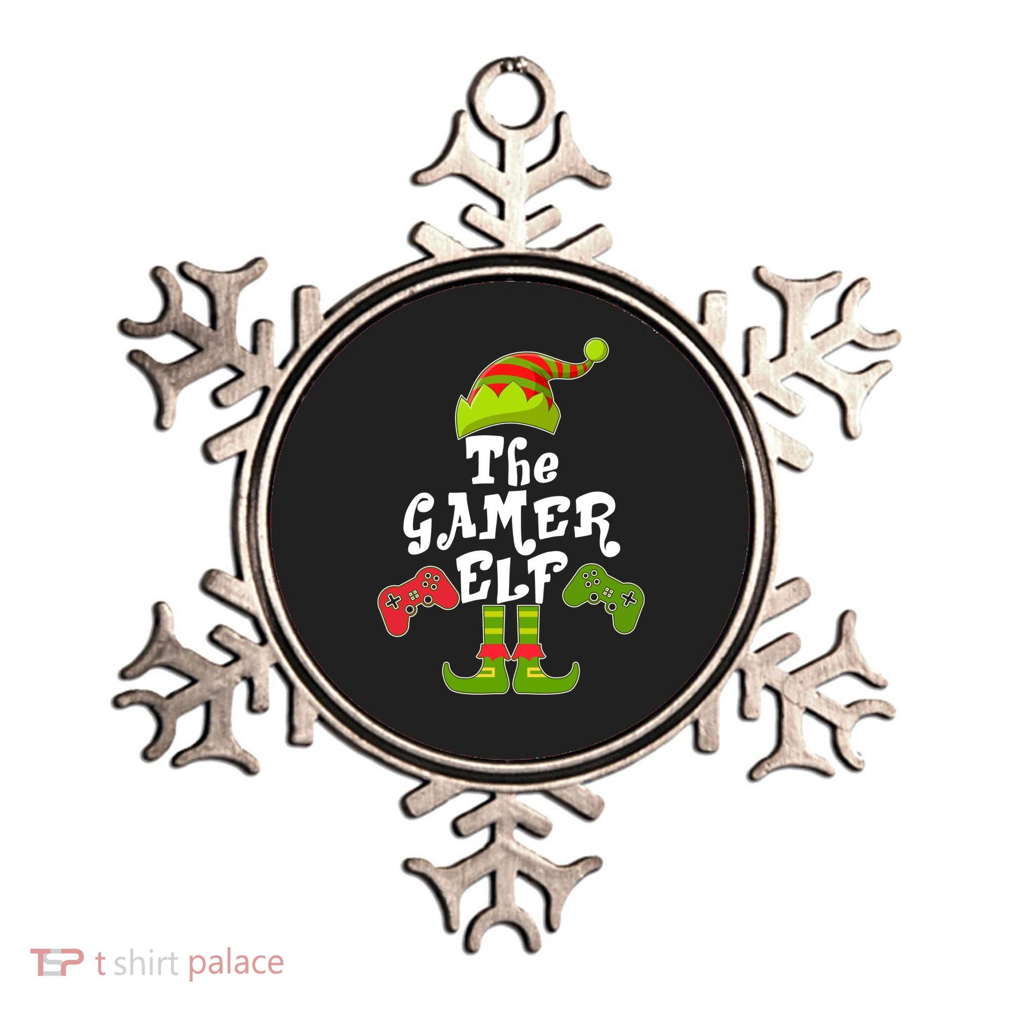 Family Matching Christmas The Gamer Elf Ornament