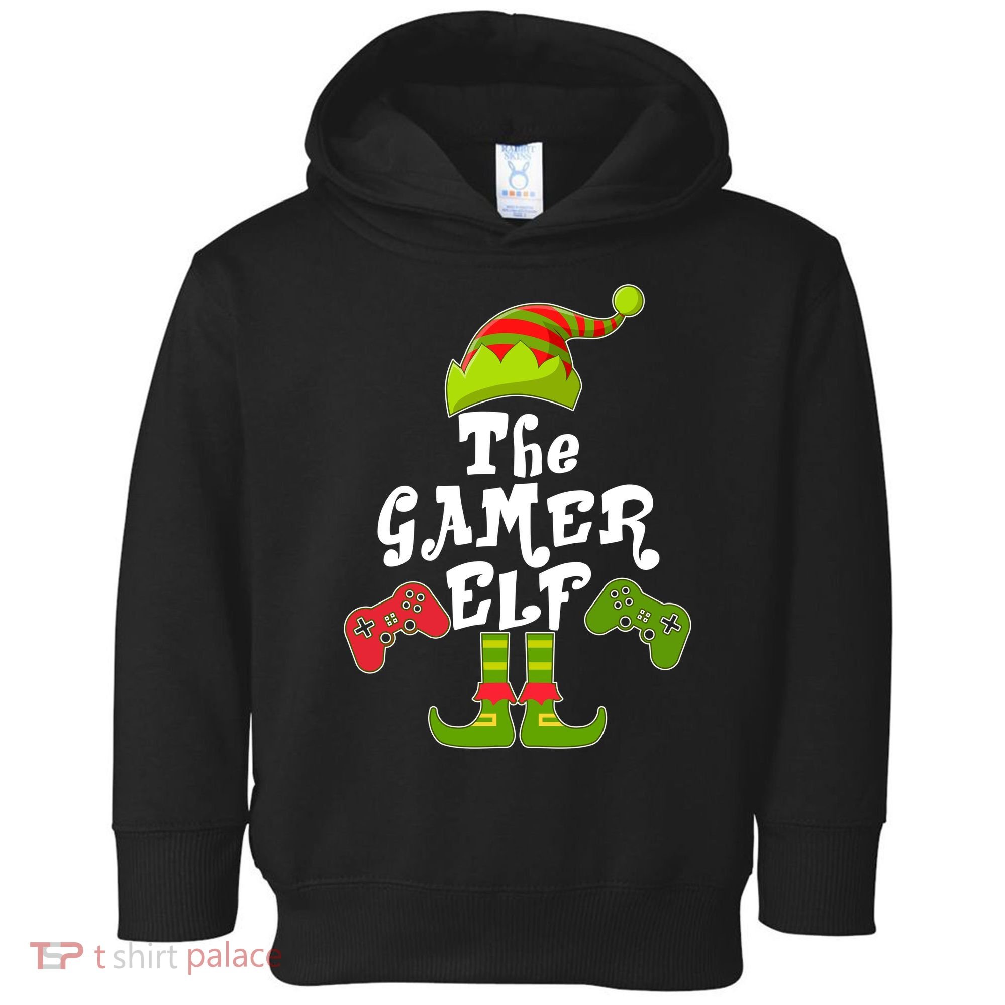Family Matching Christmas The Gamer Elf Toddler Hoodie