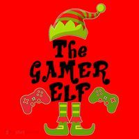 Family Matching Christmas The Gamer Elf Santa Hat thumb 1