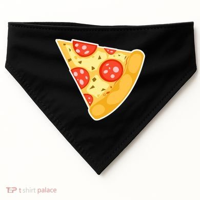 Family Matching Missing Pizza Slice Child Baby USA-Made Doggie Bandana